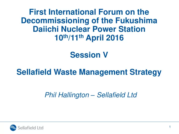 first international forum on the
