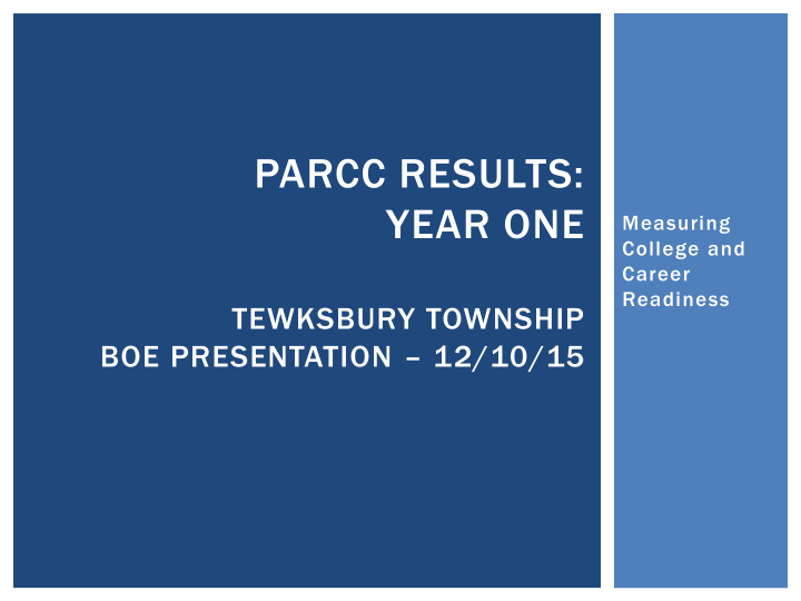 parcc results