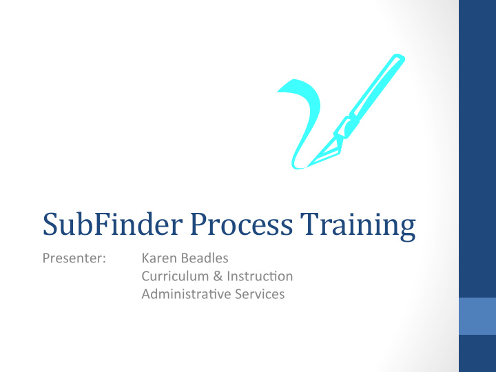 subfinder process training