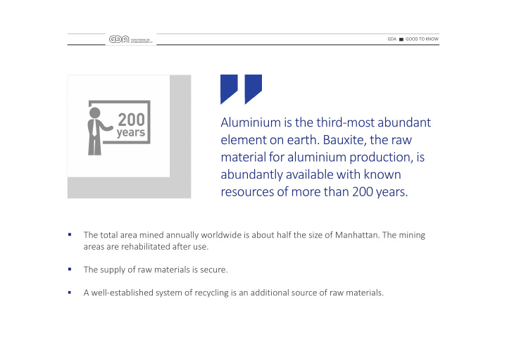 aluminium is the third most abundant element on earth
