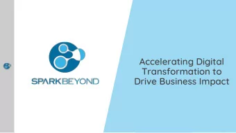 Accelerating Digital  Transformation to  Drive Business Impact  About Me    Director Data