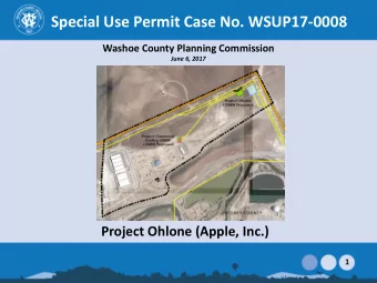 Project Ohlone (Apple, Inc.)  1  Vicinity Map  Location:  21505 E. Interstate 80  North of Tracy
