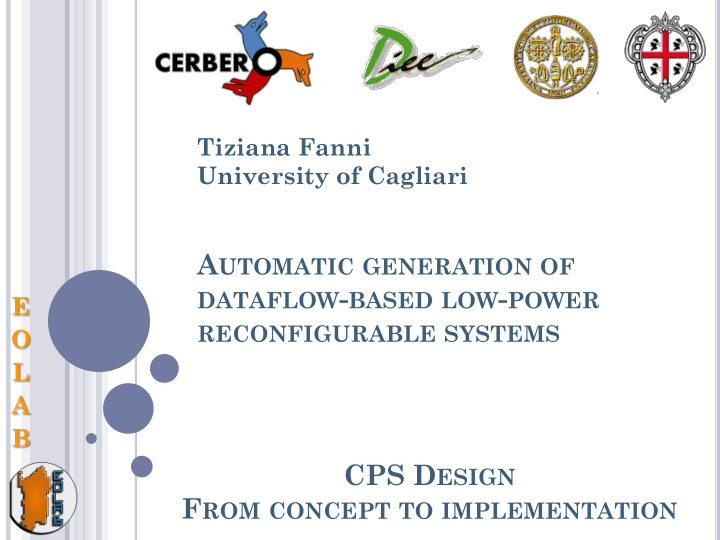 a utomatic generation of dataflow based low power