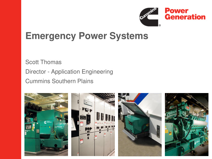 emergency power systems