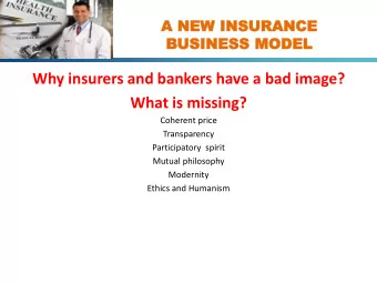 A first Project based on this new  business model  An innovative health insurance for expatriates