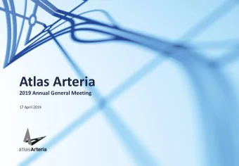 Atlas Arteria  2019 Annual General Meeting  17 April 2019  Important notice and disclaimer