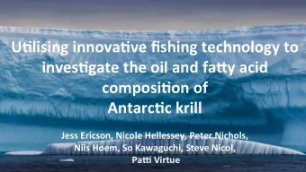 Antarc&quot;c  krill    Jess  Ericson,  Nicole  Hellessey,  Peter  Nichols,