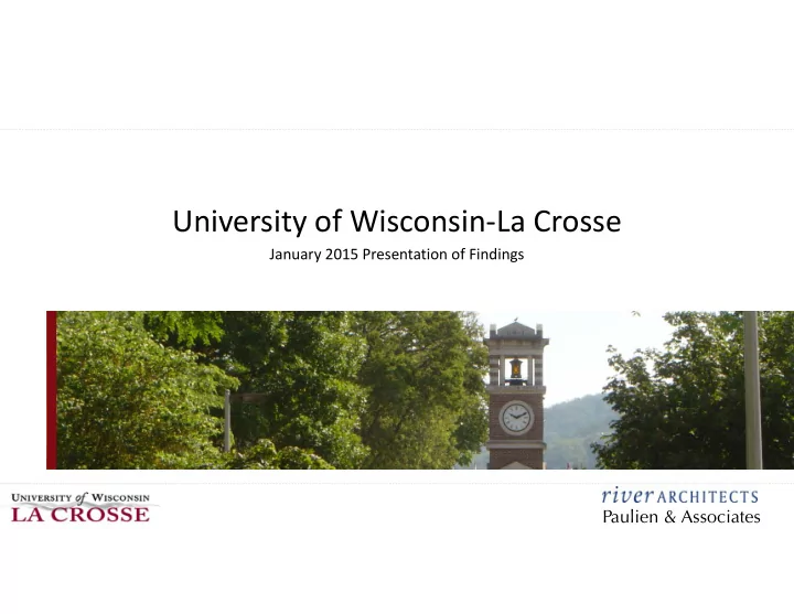 university of wisconsin la crosse
