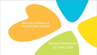 1 This presentation may contain forward looking statements within the meaning of applicable