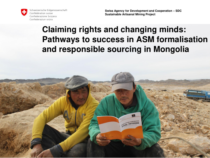 and responsible sourcing in mongolia