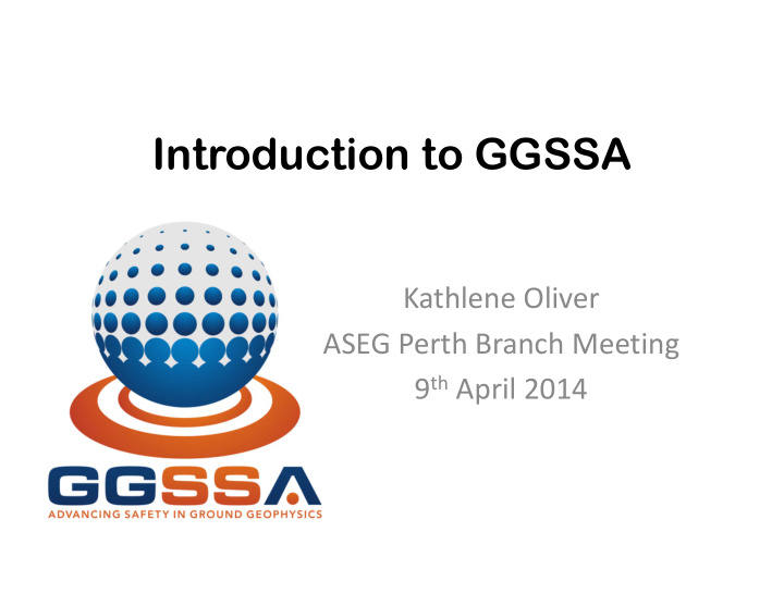 introduction to ggssa