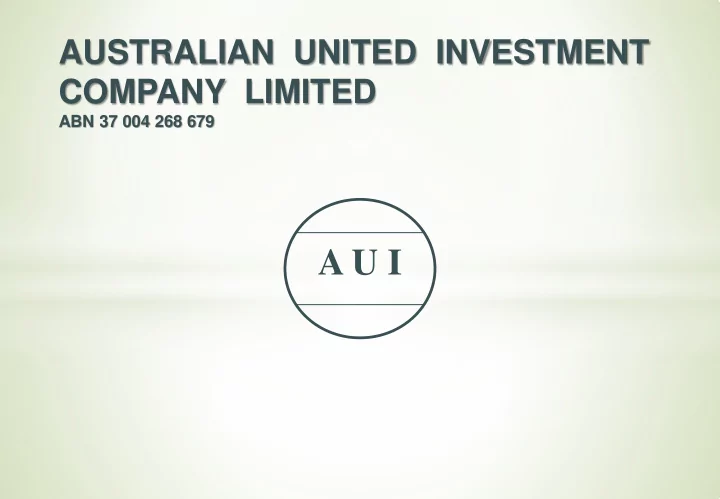 a u i