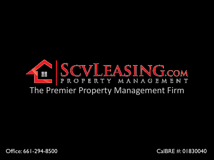 the premier property management firm