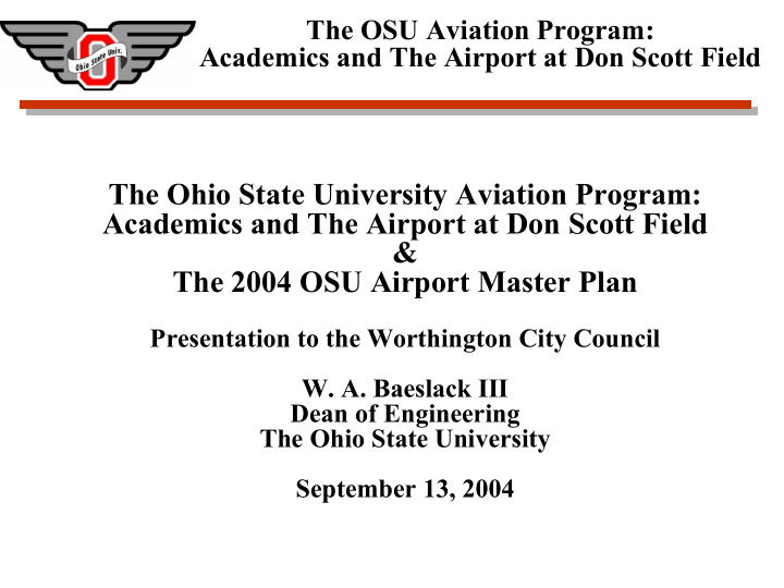 the ohio state university aviation program academics and