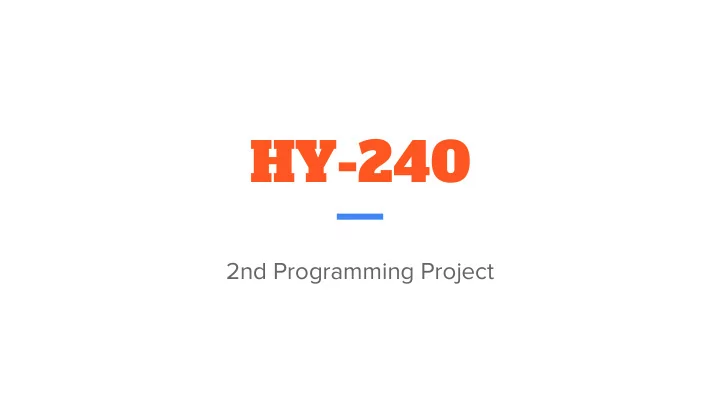 hy 240