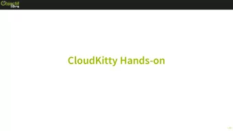 CloudKitty Hands-on  1 / 59  Lets meet your hosts!  2 / 59  Lets meet your hosts!  Todays