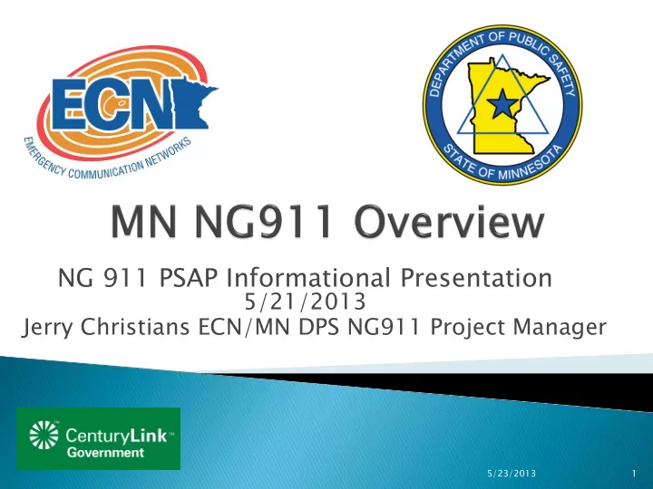 ng 911 psap informational presentation