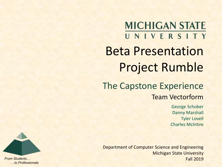 beta presentation