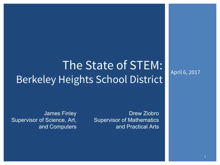 the state of stem