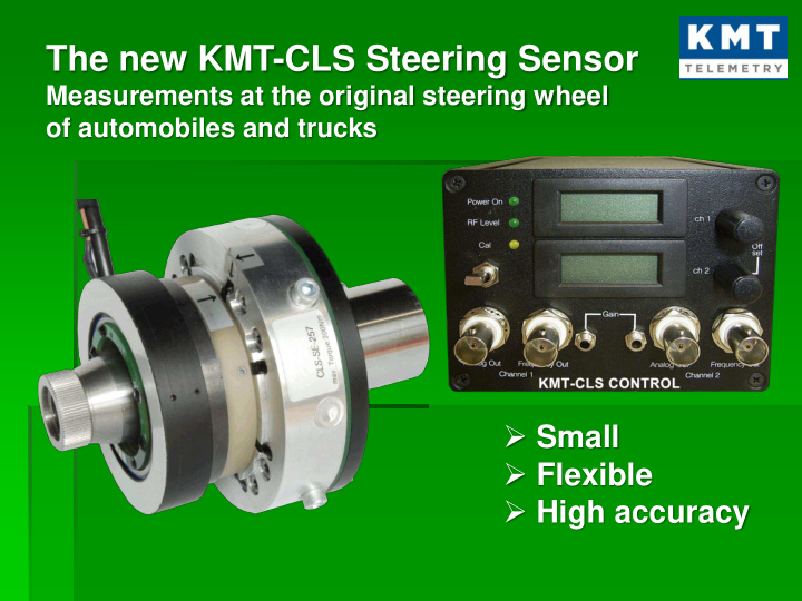 the new kmt cls steering sensor