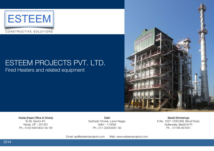 esteem projects pvt ltd