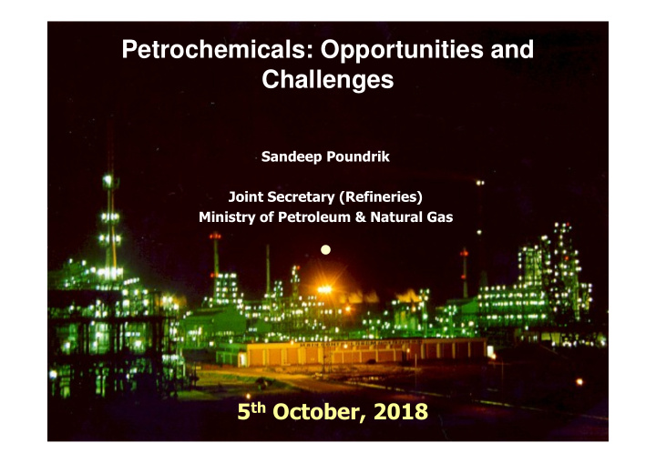 1 petrochemical growth world scenario