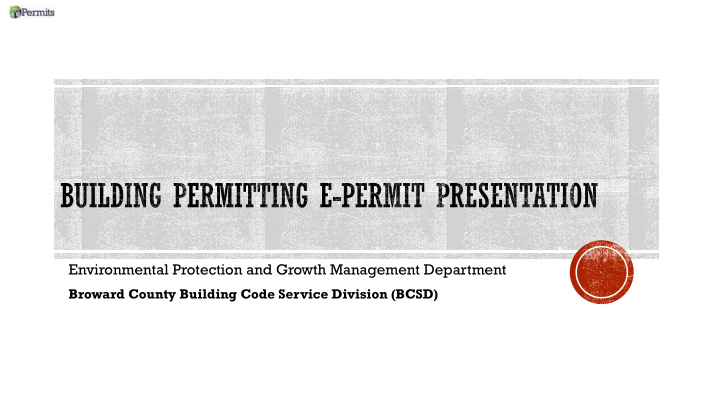 environmental protection and growth management department