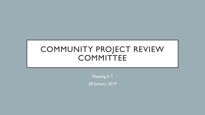 committee
