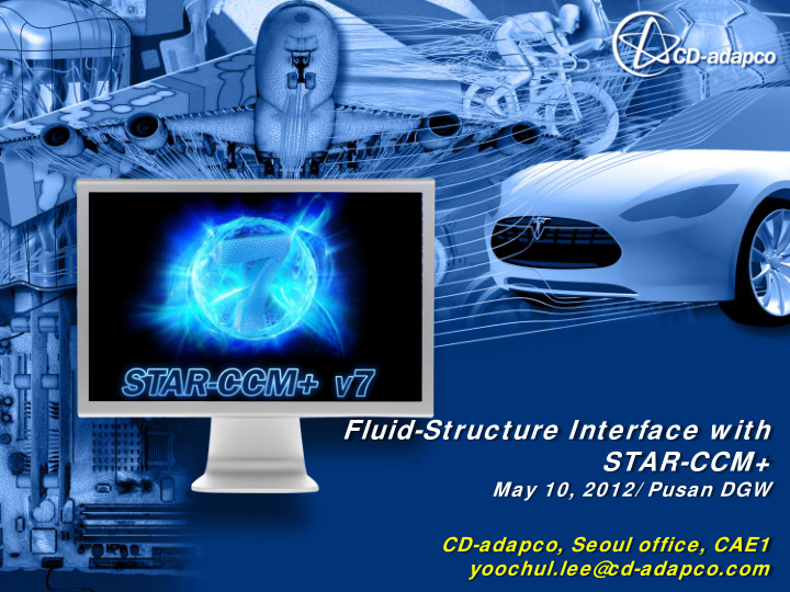 fluid structure interface w ith star ccm