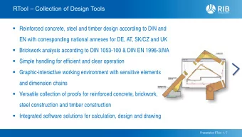 Reinforced concrete, steel and timber design according to DIN and  EN with corresponding