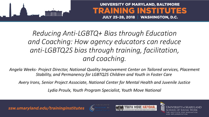 reducing anti lgbtq bias through education