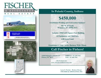 $450,000 Established Welding and Fabrication business! 961 W. 25 South Winamac, IN  46996 - 7672