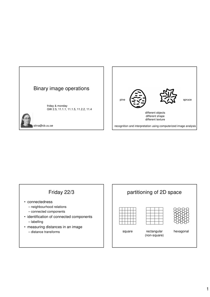 binary image operations