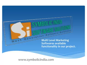 www.symbolicindia.com  Website  Introduction  About Company  Business Plan  Gallery