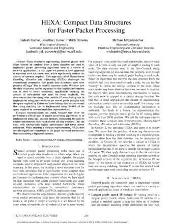 right child. Traversal of the trie is then straightforward. We  (b)  &lt;  \ start at the first