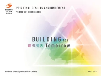 P. 1  Disclaimer  This presentation does not constitute an offer or solicitation to anyone in any