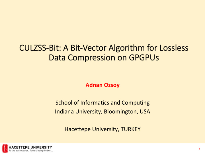 culzss bit a bit vector algorithm m for lossless