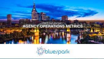 AGENCY OPERATIONS METRICS  The Metrics of Me  The Metrics of Me  x 159  13,006  5  days old  books