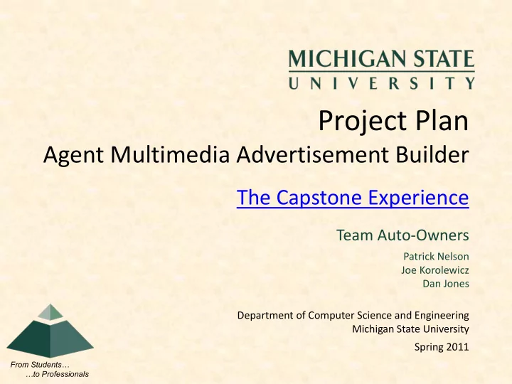 project plan