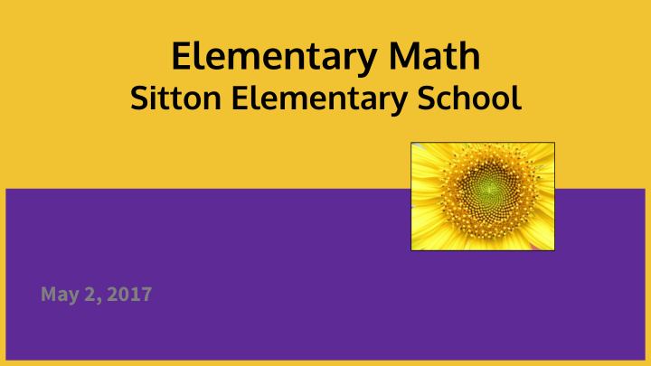 elementary math