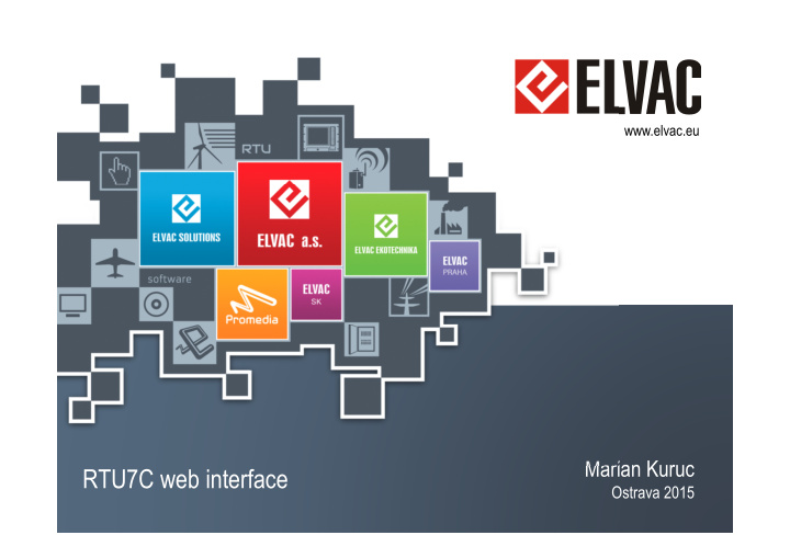 rtu7c web interface