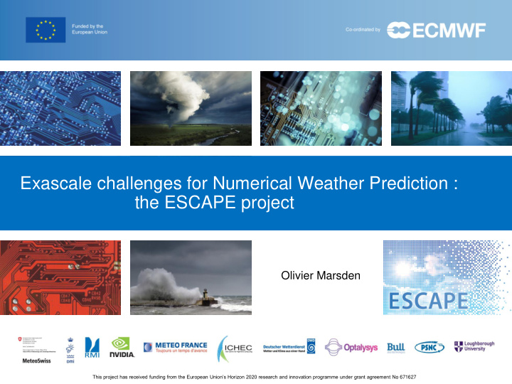 exascale challenges for numerical weather prediction the