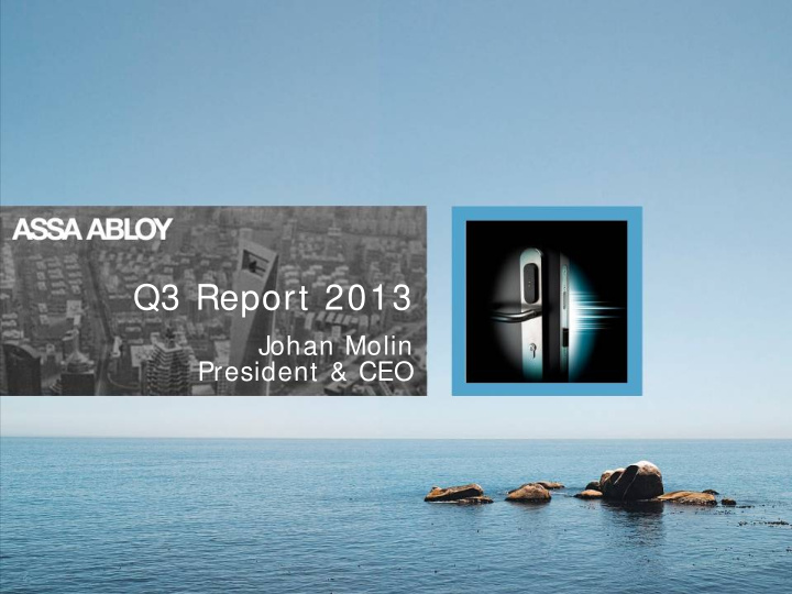 q3 report 2013