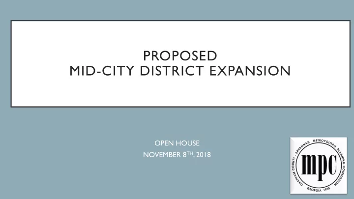 proposed