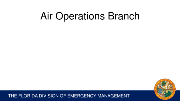 air operations branch