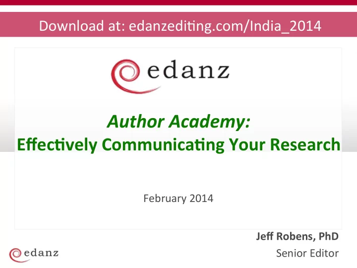 author academy