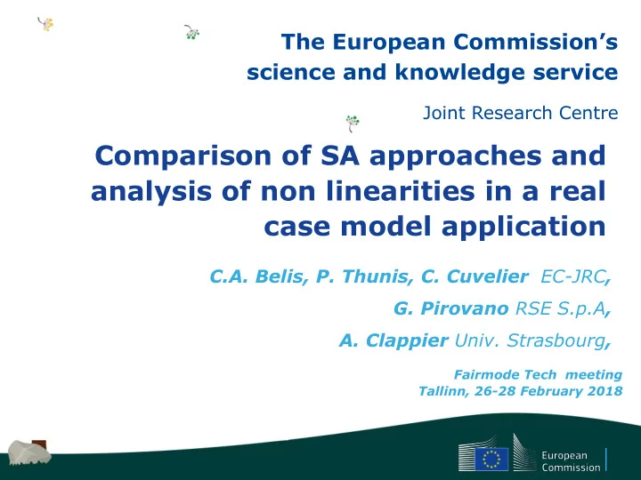 comparison of sa approaches and analysis of non