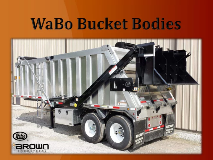 available in steel 409 s s and aluminum body construction