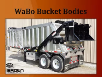 Available in steel, 409 S.S., and aluminum body construction.  Available in corrugated sides or