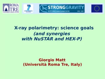 X-ray polarimetry so far  X-ray polarimetry so far  Polarimetry has proved very important in radio,